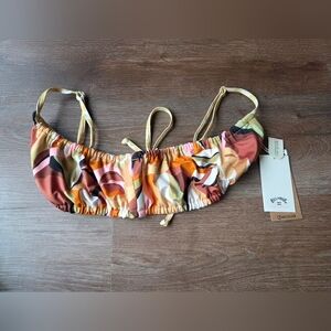 NWT Billabong Return To Paradise Alina - Reversible Bikini Top for Women size M